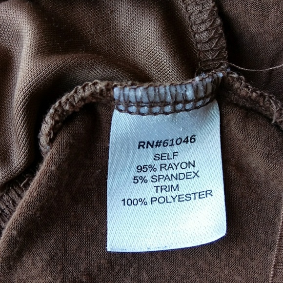 Vanity Brown Top Size Large - Picture 8 of 8